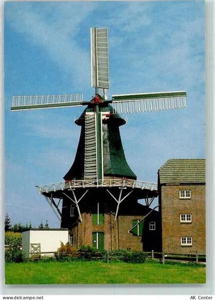 26340 W2932 Zetel - Kappenwindmühle mit Jalousieflügel und Windrose Gall... - 10234107
