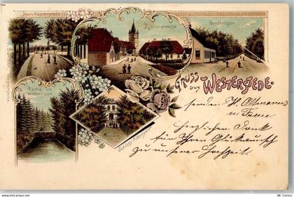26655 W2910 Westerstede 1899 Lithographie Im Wittenheim Schloss Fikensol... - 13644527