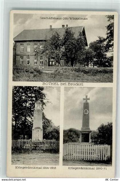 27386 W2725 Bothel , Kr Rotenburg, Wümme Foto AK Posthilfstelle Geschäft... - 13629776