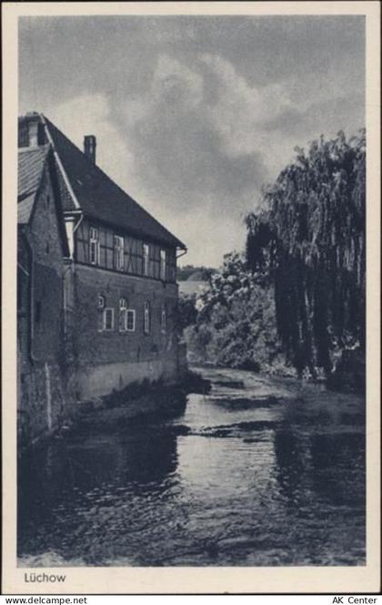 29439 W3130 Lüchow um 1940/50 - Lüchow, Ortspartie,Adolf Kunkel - 20066179