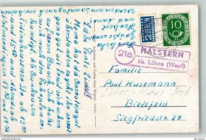 32584 W4972 Löhne - Landpoststempel Halstern über Löhne Haus Beck - 10495598
