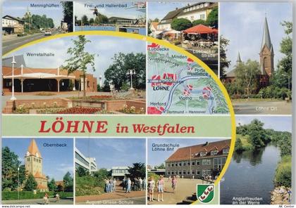 32584 W4972 Löhne - Mennighüffen Freibad Hallenbad Werratalhalle Obernbe... - 10052081