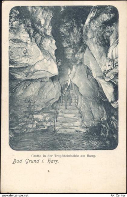 37539 W3362 Bad Grund um 1938 - Bad Grund im Harz, Höhle, Grotte, Tropfs... - 20062442