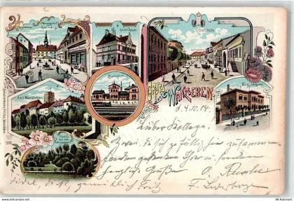 39164 O3120 Wanzleben 1904 - Marktplatz Rathaus Postamt Ritterstraße Amt... - 52109002