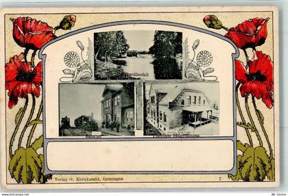 39397 O3233 Gröningen b Oschersleben - Wasserüberfall Bahnhof Pfarrhaus ... - 13622426