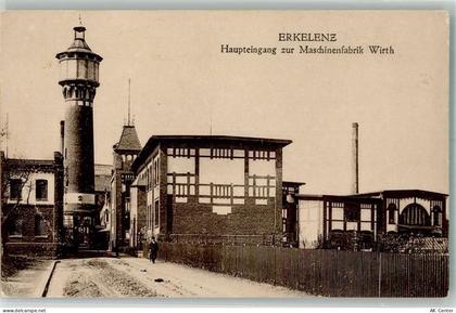 41812 W5140 Erkelenz Foto AK Maschinenfabrik Wirth Haupteingang - 13657407