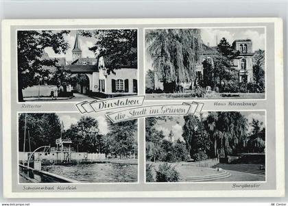46535 W4220 Dinslaken - Rittertor Haus Bärenkamp Schwimmbad Hiesfeld Bur... - 10019283