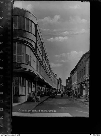 48599 W4432 Gronau (Westf.) GLASNEGATIV Bahnhofstrasse - 30048099