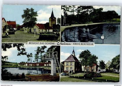49843 W4459 Uelsen - Ortspartie, Freibad, Teichpartie - 51044230