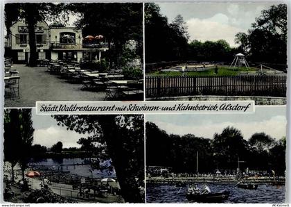 52477 W5110 Alsdorf , Rheinl - Waldrestaurant, Schwimm- und Kahnbetrieb... - 51048501