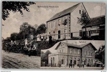 55765 W6588 Birkenfeld , Nahe 1918 - OT. Neubrück Gasthaus Dindorf Kutsc... - 13637478