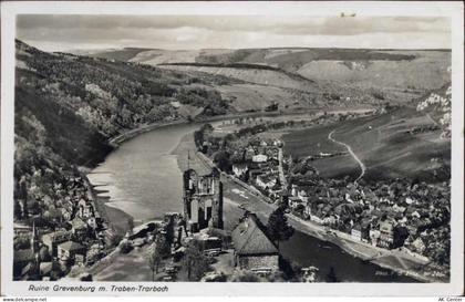 56841 W5580 Traben-Trarbach 1936 - Traben-Trarbach: Luftbild, Ruine Grev... - 20038893