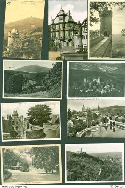 64646 W6148 Heppenheim Bergstraße Lot mit 50 AK Wachenburg Heppenheim We... - 13824248