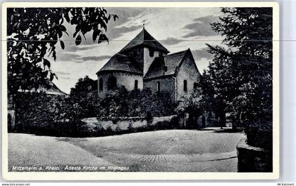 65375 W6227 Mittelheim , Rheingau - Älteste Kirche im Rheingau - 51434228