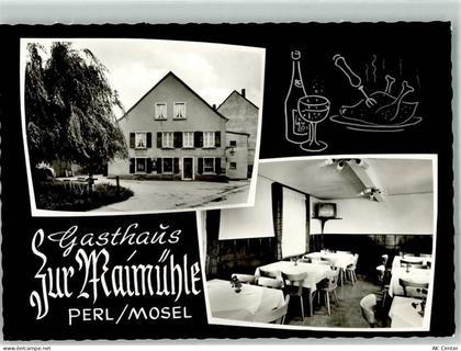 66706 W6643 Perl , Saar - Gasthaus Zur Maimühle Robert Theis - 10724389