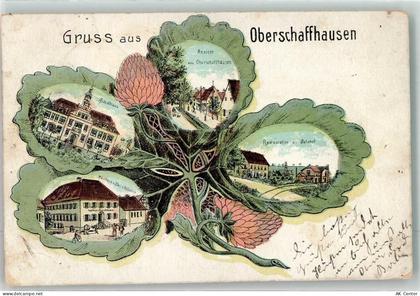 79268 W7805 Bötzingen 1908 Lithographie Oberschaffhausen Blatt Gasthaus ... - 13626021