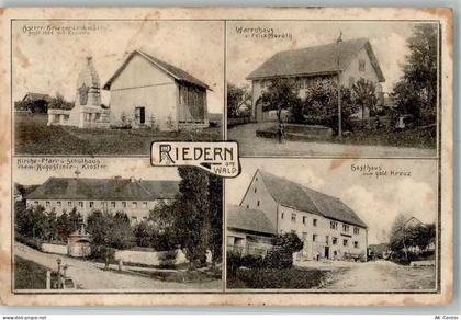 79777 W7899 Riedern am Wald 1908 Gebrauchsspuren Ehem. Augustiner Kloste... - 13658208