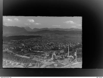 82377 W8122 Penzberg GLASNEGATIV Zugspitze - 30016152
