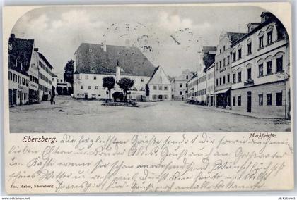 85560 W8017 Ebersberg , Oberbay - Marktplatz - 51232170