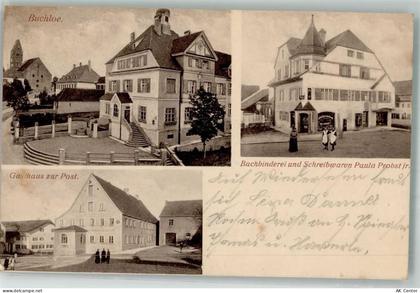 86807 W8938 Buchloe 1918 - Buchbinderei Probst Gasthaus zur Post Villa... - 13649184