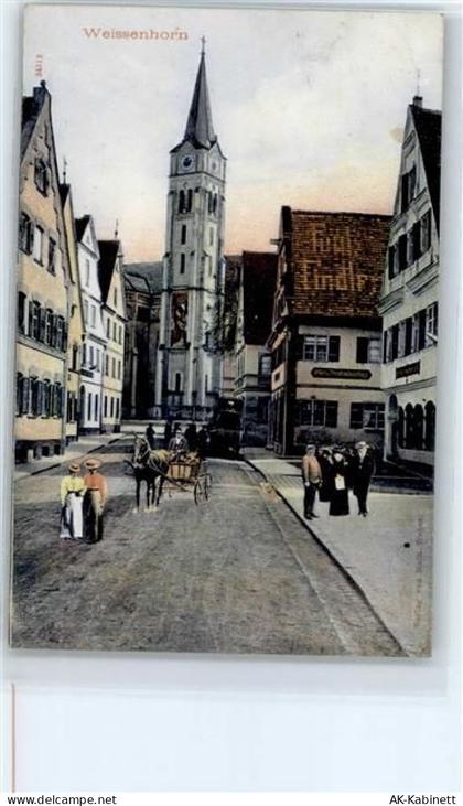 89264 W7912 Weißenhorn - Kirche, Ortsansicht - 51059569