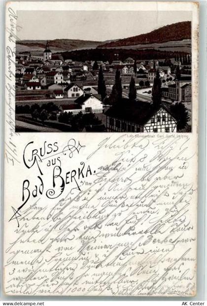 99438 O5302 Bad Berka 1900 Lithographie Vorläufer Bad Berka - 13630339