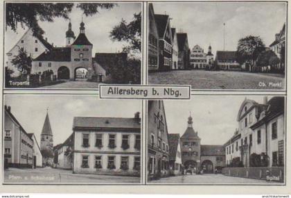 Allersberg bei Nürnberg Mehrbildkarte gl1936 #74.979