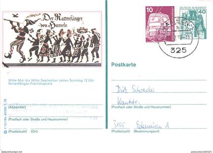 BG1691 mitte mai bis mitte september rattenfanger   CPSM 14x9.5cm  germany