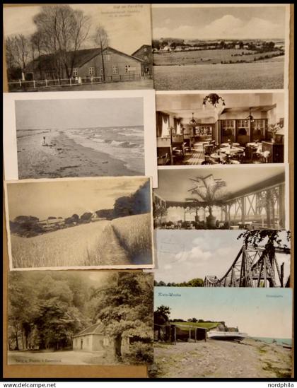 DEUTSCHLAND ETC. Kreis RENDSBURG-ECKERNFÖRDE, 9 verschiedene Ansichtskarten