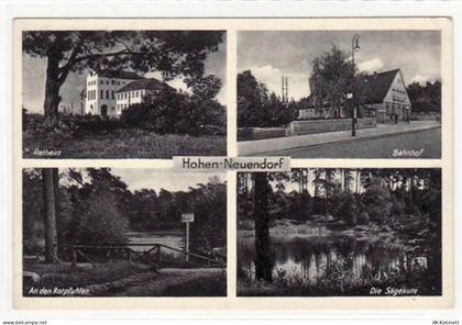 Hohen-Neuendorf. Abgebildet ist das Rathaus, der Bahnhof, eine Partie an... - 39000789