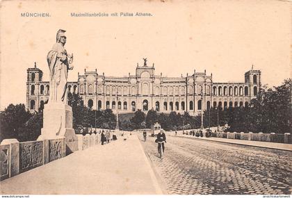 München Maximilianeum mit Maximilianbrücke und Pallas Athene gl1908 #163.902