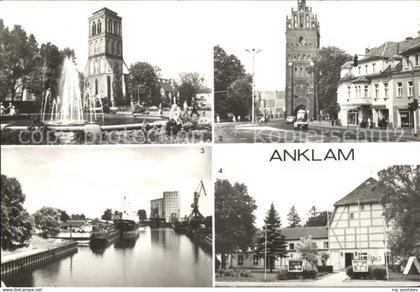 Anklam Nicolaikirche Steintor Hafen Theater