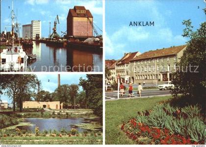 Anklam Peenehafen Schwimmhalle Marktplatz