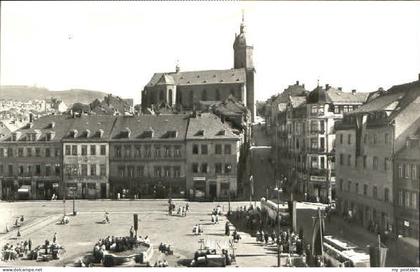 Annaberg-Buchholz Erzgebirge Annaberg-Buchholz Markt Kirche x 1962