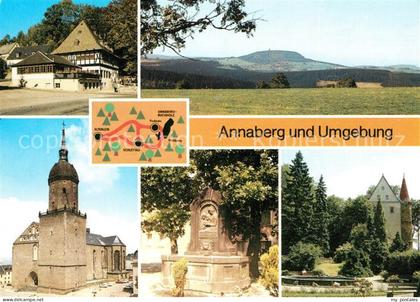 Annaberg-Buchholz Erzgebirge Baerenstein ST. Annenkirche Elterlein Schlettau