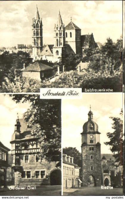 Arnstadt Ilm Arnstadt Kirche Riedtor Gueldener Greif