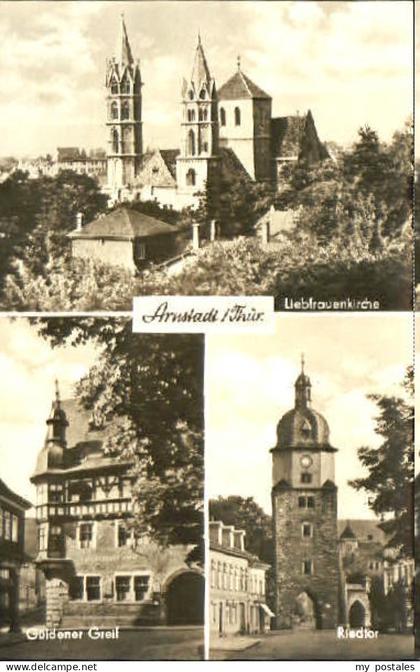 Arnstadt Ilm Arnstadt Kirche Riedtor Gueldener Greif