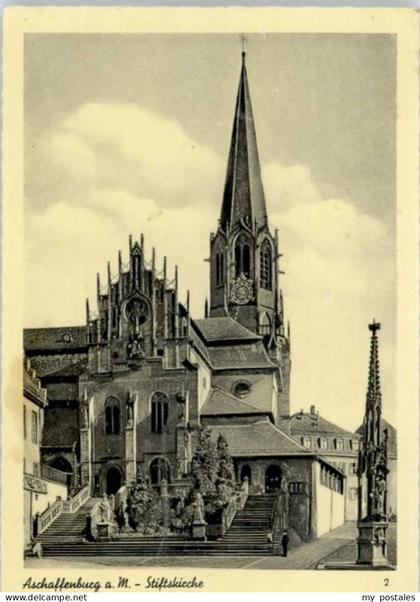 Aschaffenburg Main Aschaffenburg Stifts Kirche