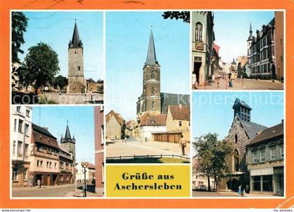 Aschersleben Sachsen-Anhalt Johannesturm Markt