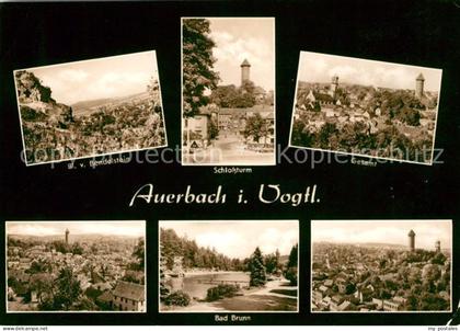 Auerbach Vogtland Schlossturm Bad Brunn Panorama