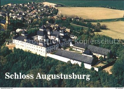 Augustusburg Schloss Augustusburg Fliegeraufnahme