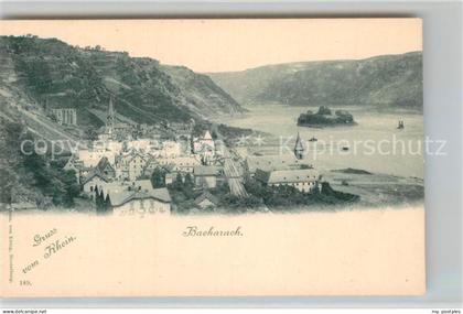 Bacharach Rhein Panorama