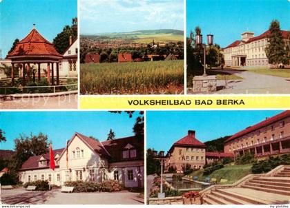Bad Berka Volksheilbad Bad Berka Pavillon Panorama Wassertretanlage