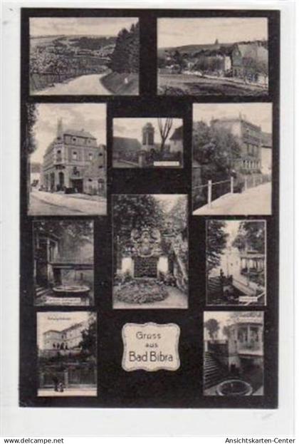 39013024 - Bad Bibra mit verschiedenen Abbildungen gelaufen von 1926. Gute Erhaltung.