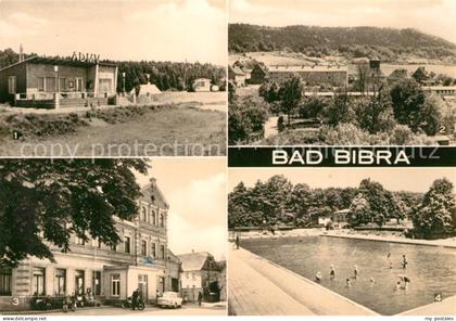 Bad Bibra Campingplatz Hotel Thueringer Hof Schwimmbad Berge