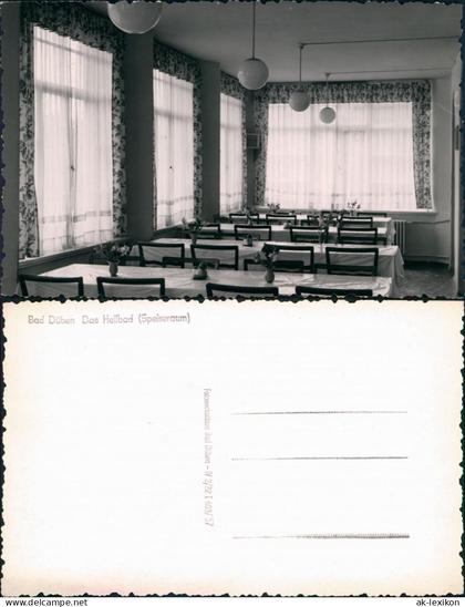 Ansichtskarte Bad Düben Speiseraum - Erholungsheim 1957