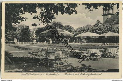 Bad Dürkheim - Kurpark mit Ostertagdenkmal - Verlag Baumann & Sohn Bad Dürkheim