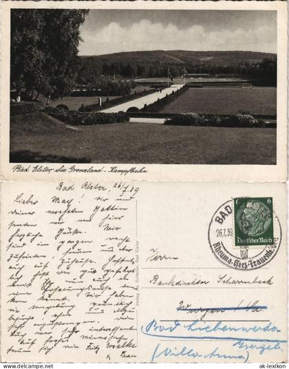 Ansichtskarte Bad Elster Grenzland-Kampfbahn 1939