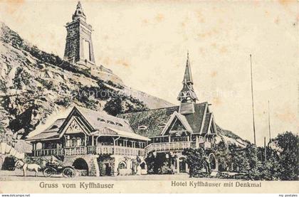 Kyffhaeuser Bad Frankenhausen Thueringen Kyffhaeuser-Denkmal Hotel-Kyffhaeuser T
