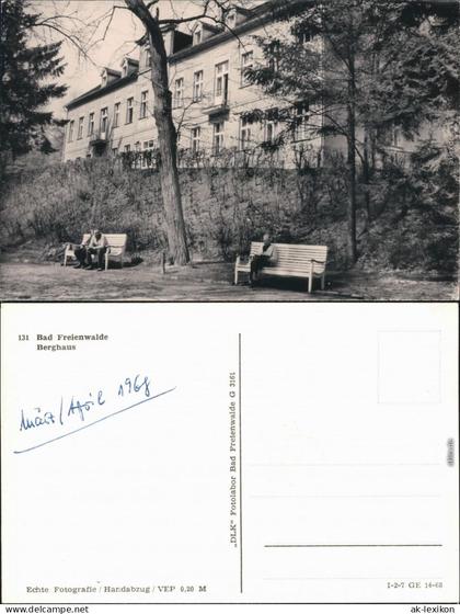 Ansichtskarte Bad Freienwalde Berghaus 1968